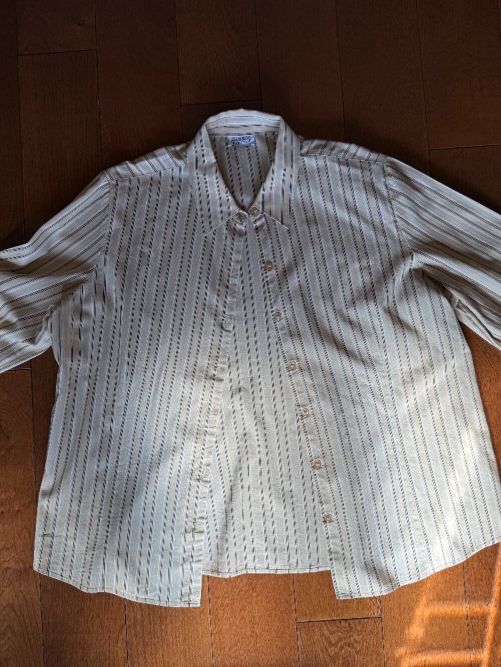George Stretch Striped Button Down